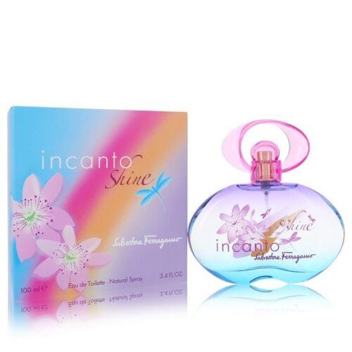 Incanto Shine By Salvatore Ferragamo Eau De Toilette Spray 3.4 oz