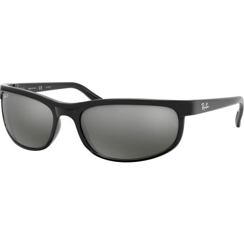 Ray-ban Predator 2 Black/dark Grey 62mm Polarized Sunglasses RB2027 601/W1