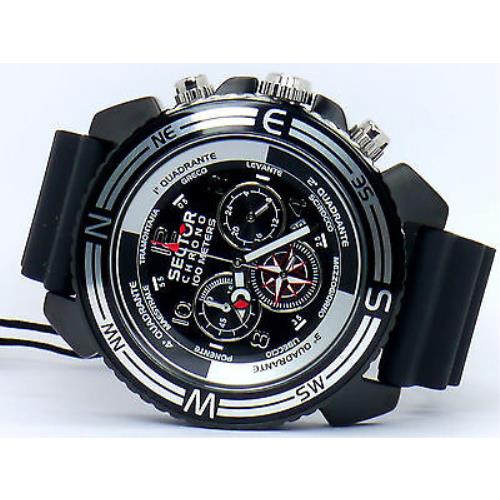 Sector R3271603125 Mountain Centurion Chronograph Black Sport Watch Set