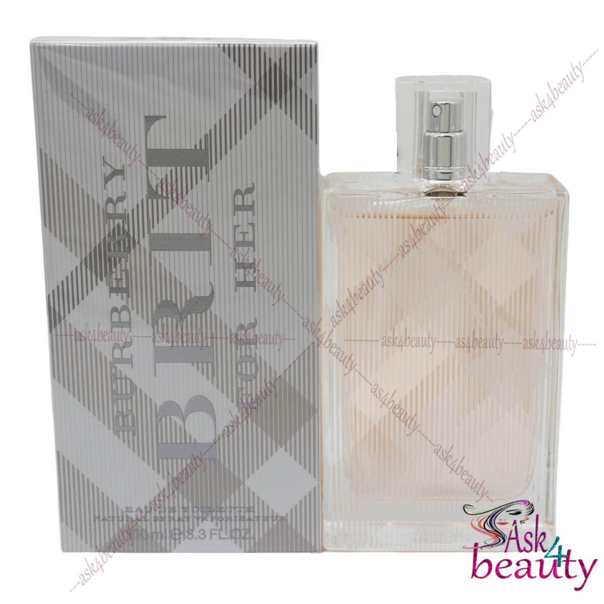 Brit For Her By Burberry 3.4oz/100ml Edt Spray For Women