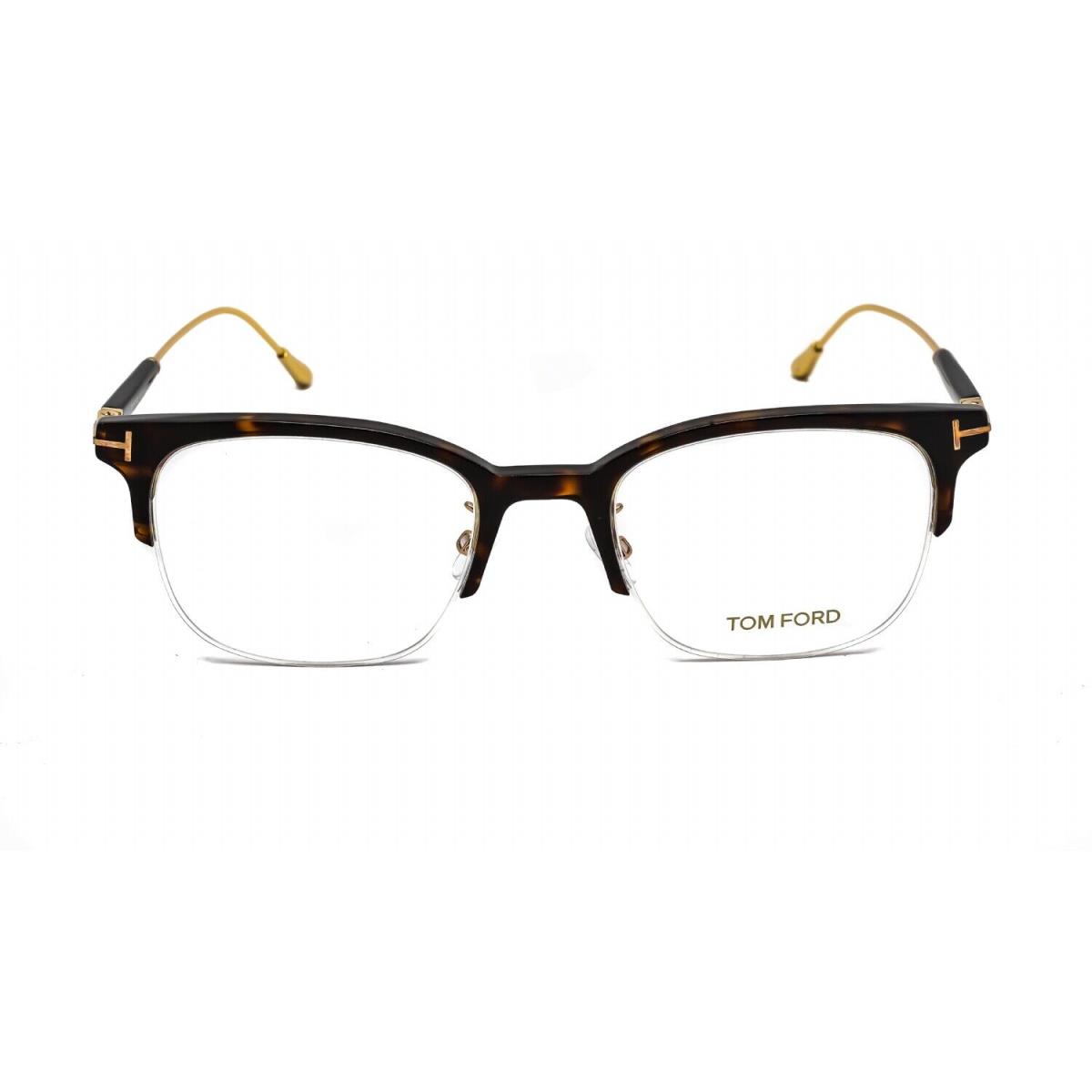 Tom Ford FT5645-D 052 Eyeglasses Shiny Dark Havana Frame 52mm