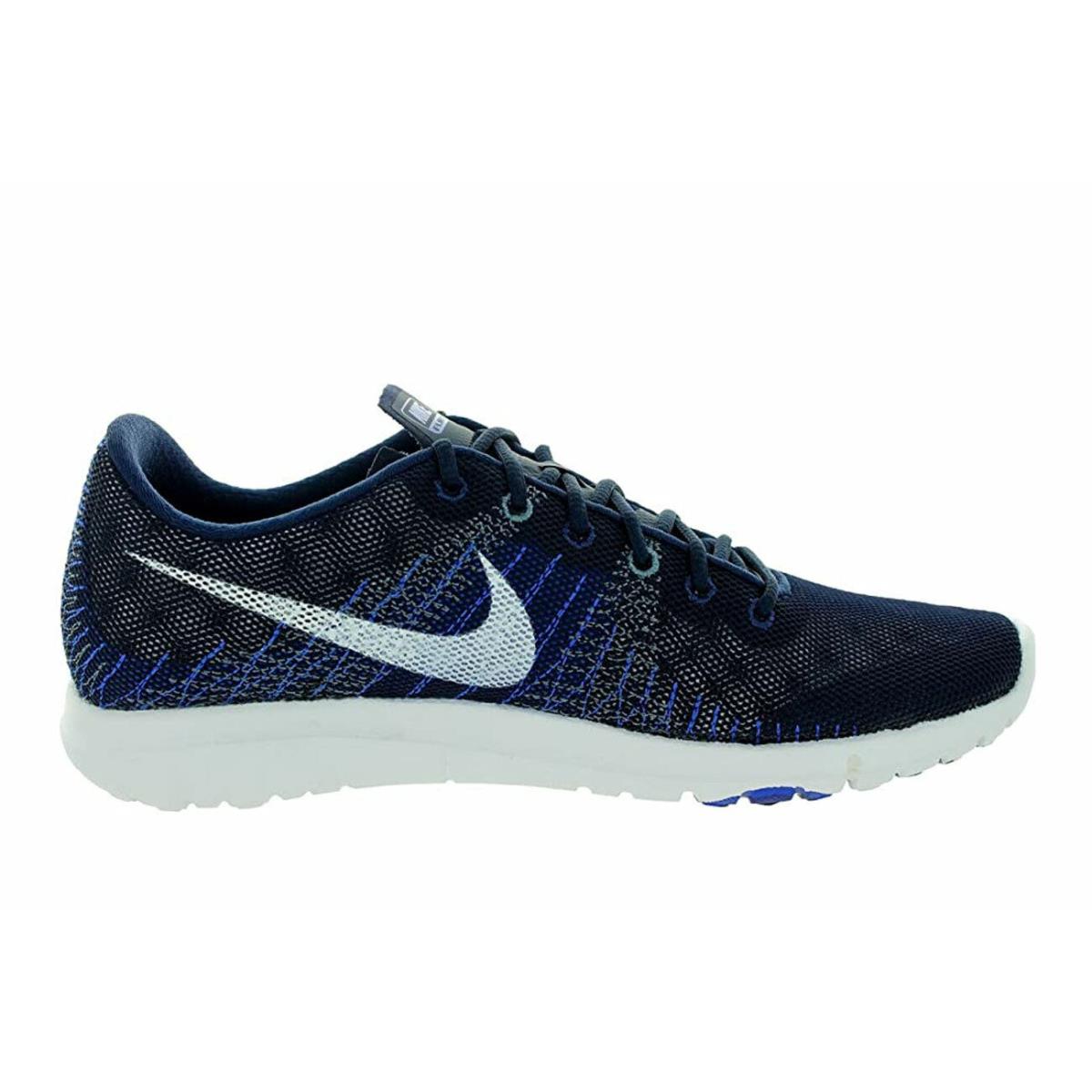 Nike Flex Fury GS 705459 400 Midnight Navy Kid`s Casual Running Shoes - Navy
