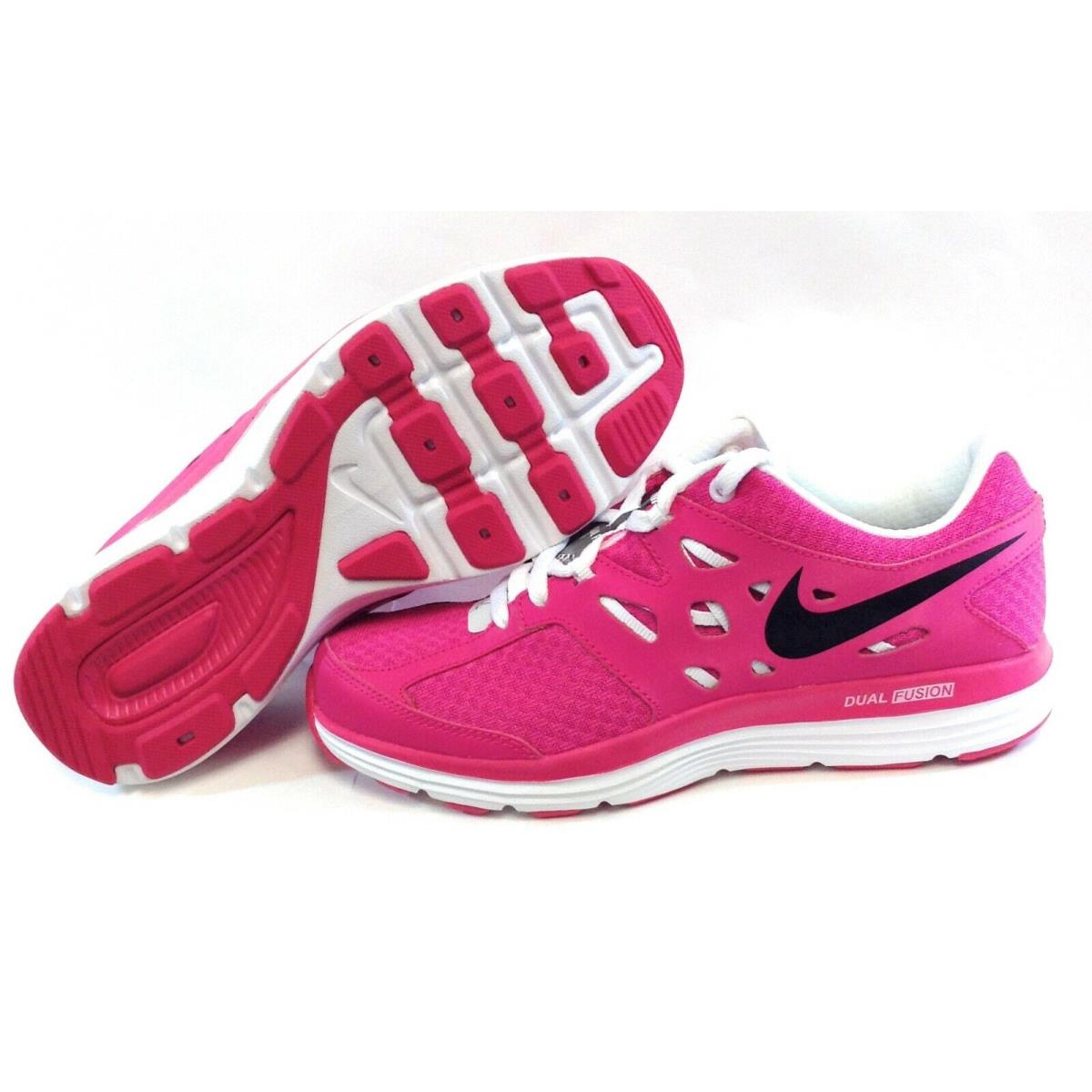 Girls Kids Youth Nike Dual Fusion Lite 599295 602 Pink 2014 DS Sneakers Shoes - Pink