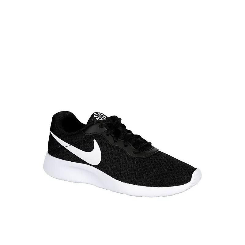 Nike Tanjun Womens Casual Shoes Athletic Sneaker Black/White