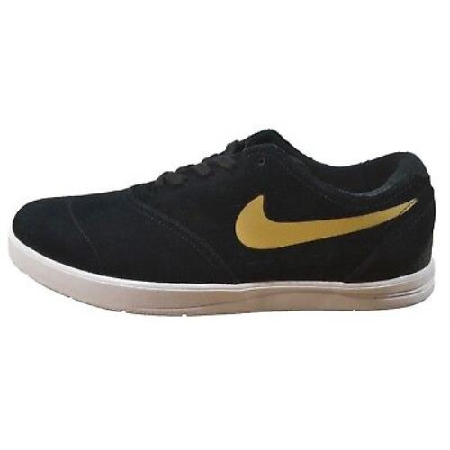 Nike Eric Koston 2 Black Metallic Gold Skate 580418-070 244 Men`s Shoes
