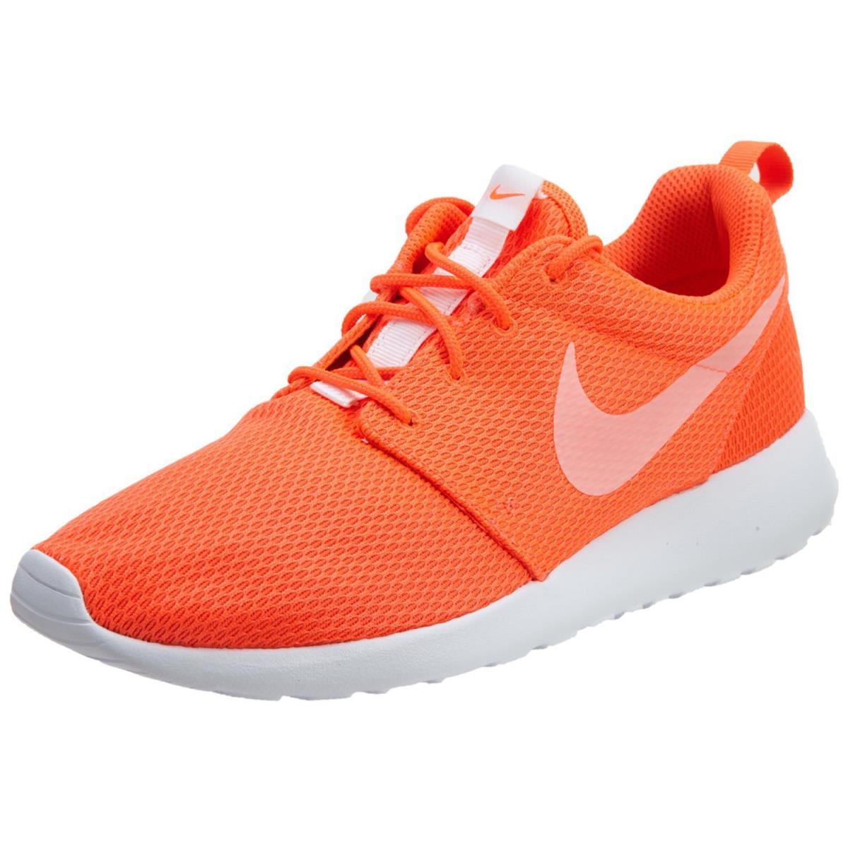 Nike Women`s Roshe One Shoe 511882-818 Total Crimson/white Size 6