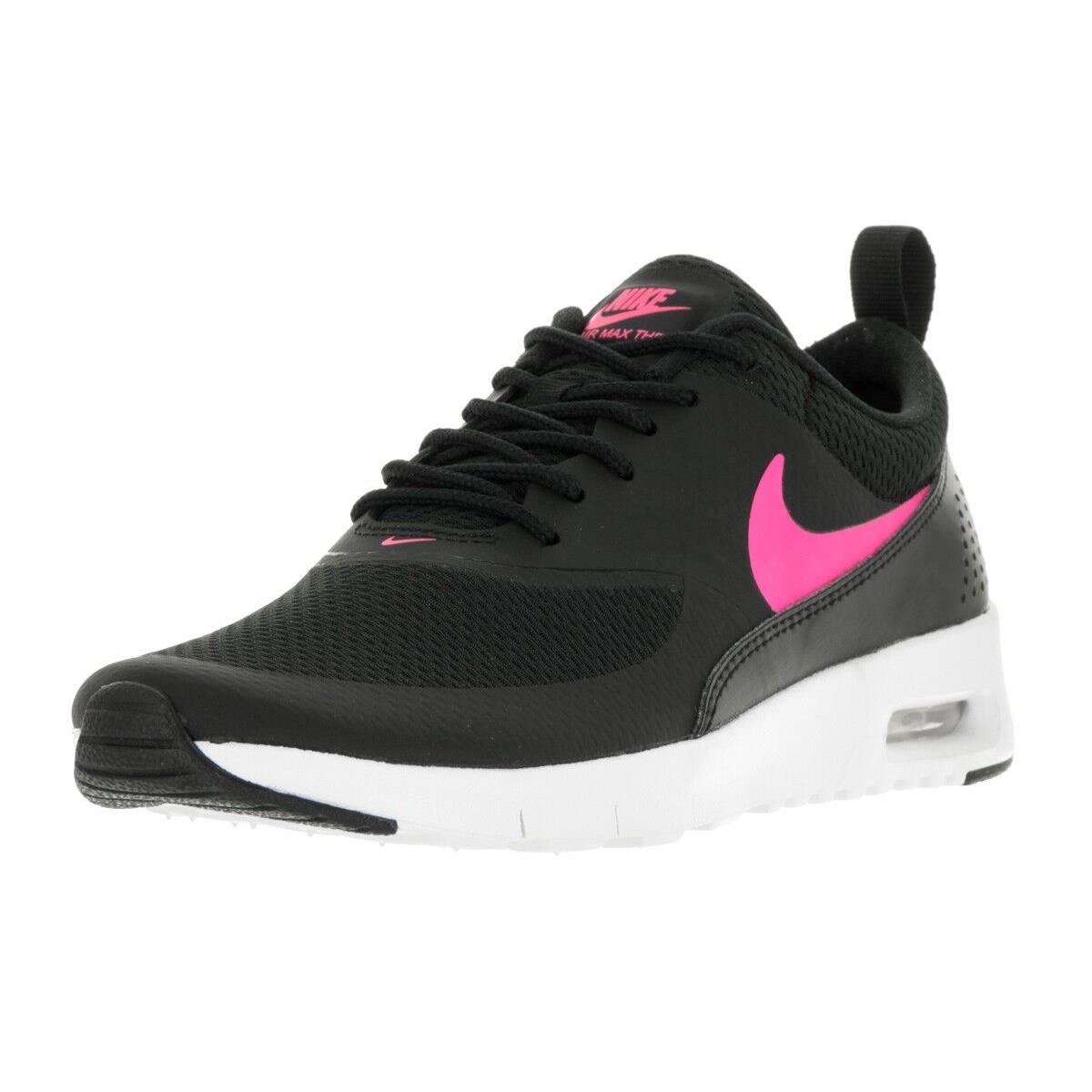 Nike Air Max Thea Girls` Grade School Running Shoes 814444-001 Black Sz. 4.5-7