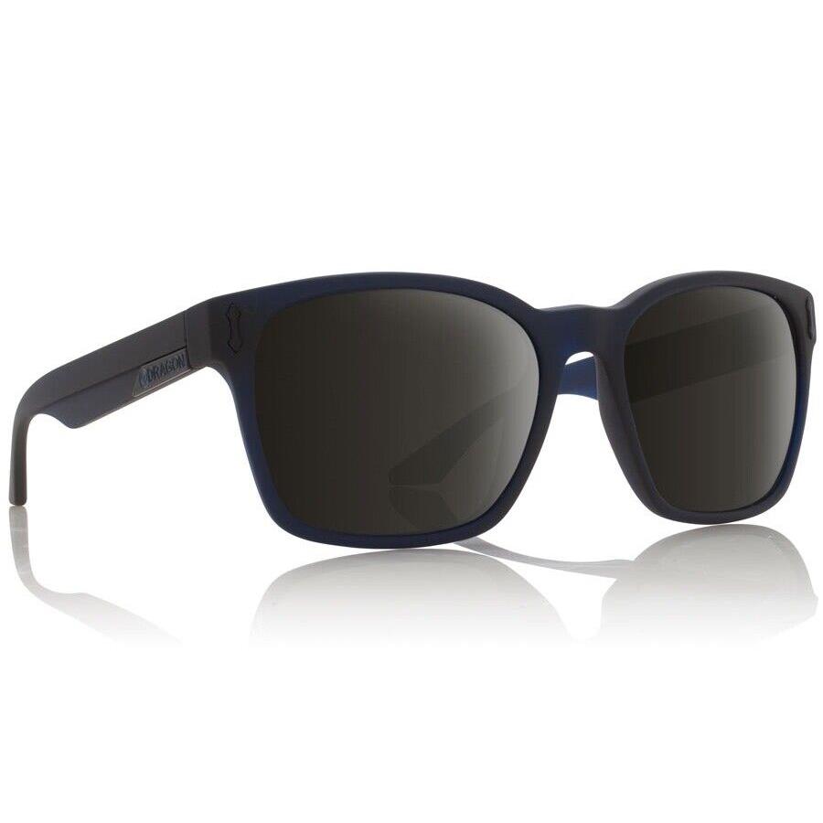 Dragon Liege Sunglasses Matte Navy Frame with Grey Lenses UV Blocking