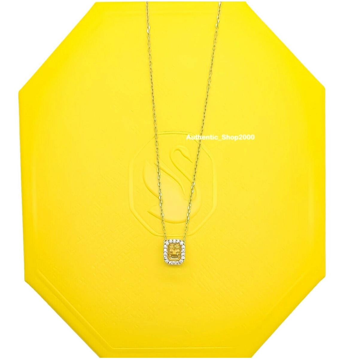 Swarovski Gold Sparkle Yellow Crystal Millenia Necklace 5598421