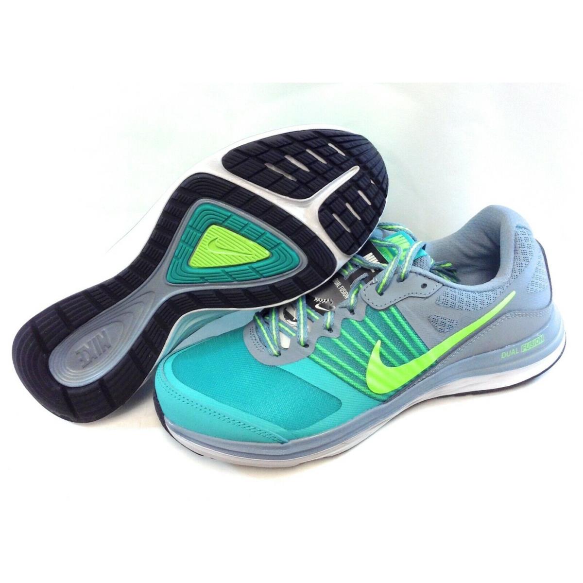hoofdonderwijzer Percentage etiket Womens Nike Dual Fusion X 709501 004 Grey Green Blue 2014 DS Sneakers Shoes  | 883212863119 - Nike shoes - Grey | SporTipTop