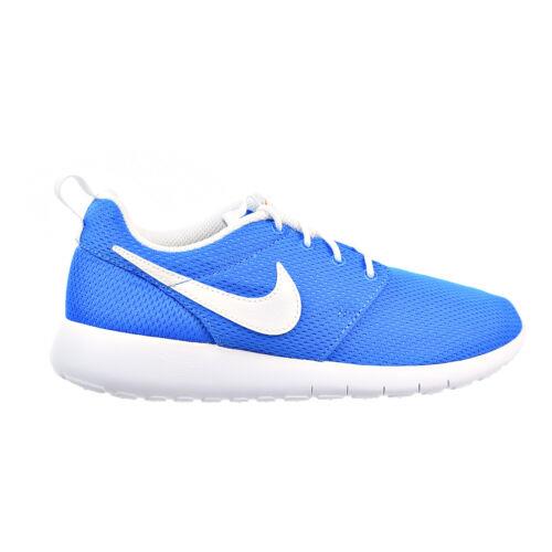 Nike Roshe One Big Kid`s Shoes Photo Blue-white-safety Orange - Photo Blue/White/Safety Orange