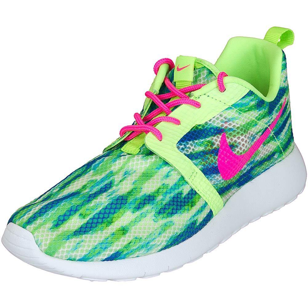 Nike Youth Running Shoe Rosherun Flight Weight GS 705486-101 Youth Sz. 6 6.5 7 - Multicolor