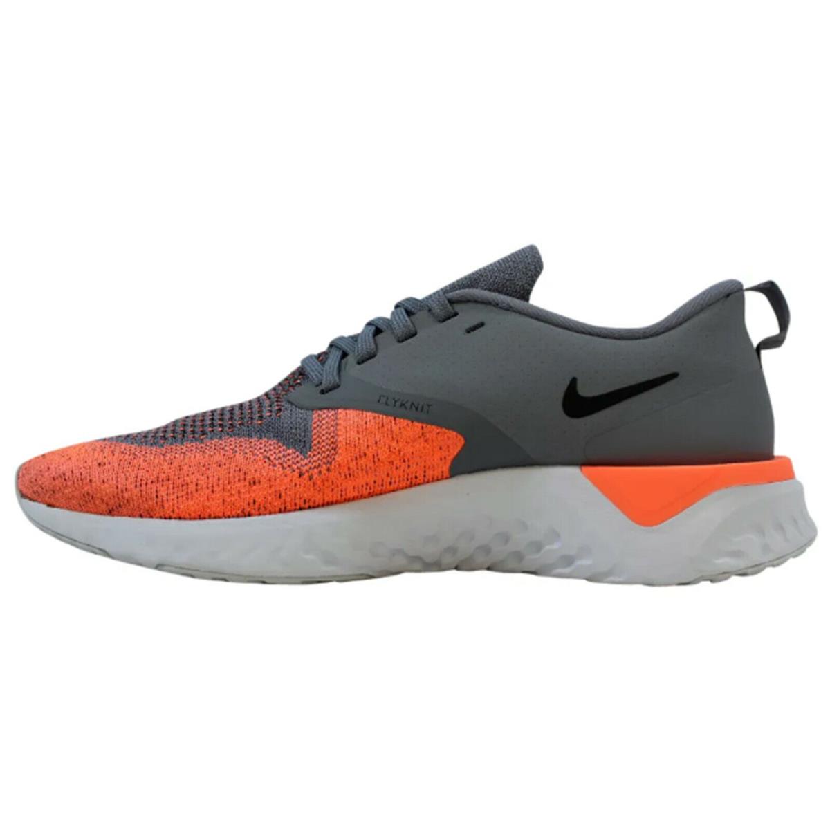 Nike shoes Odyssey React Flyknit - COOL GREY / BLACK-BRIGHT MANGO 1