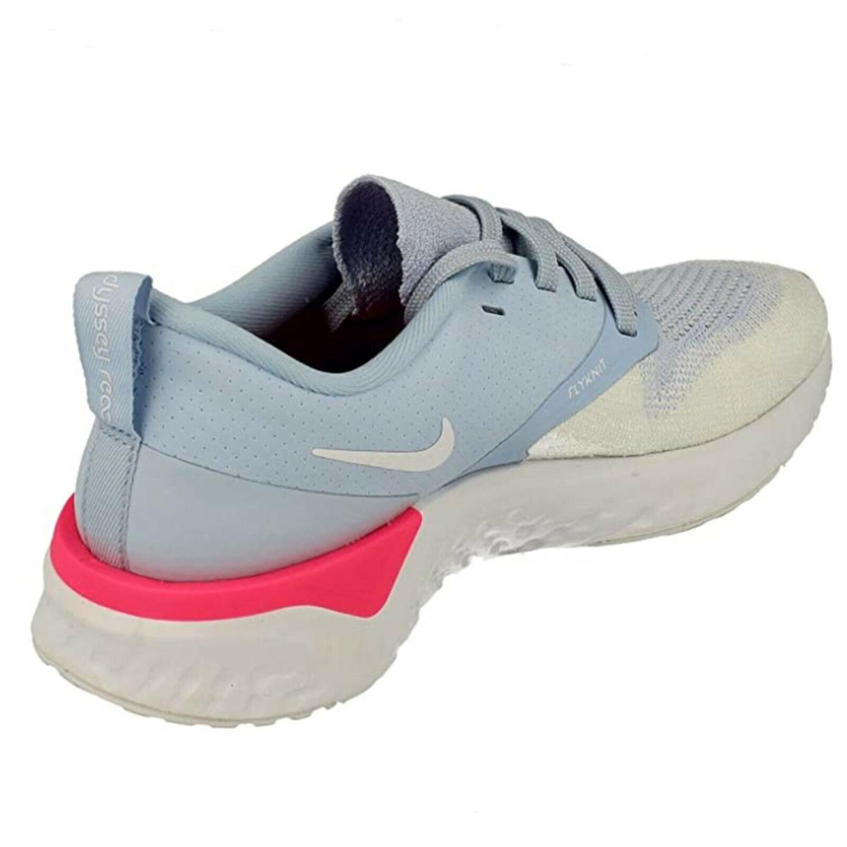 Nike shoes Odyssey React Flyknit - HYDROGEN BLUE / WHITE-HYPER PINK 3