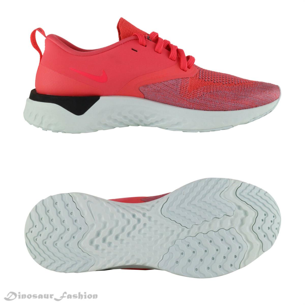 Nike shoes Odyssey React Flyknit - EMBER GLOW / RED ORBIT-PLUM DUST 0