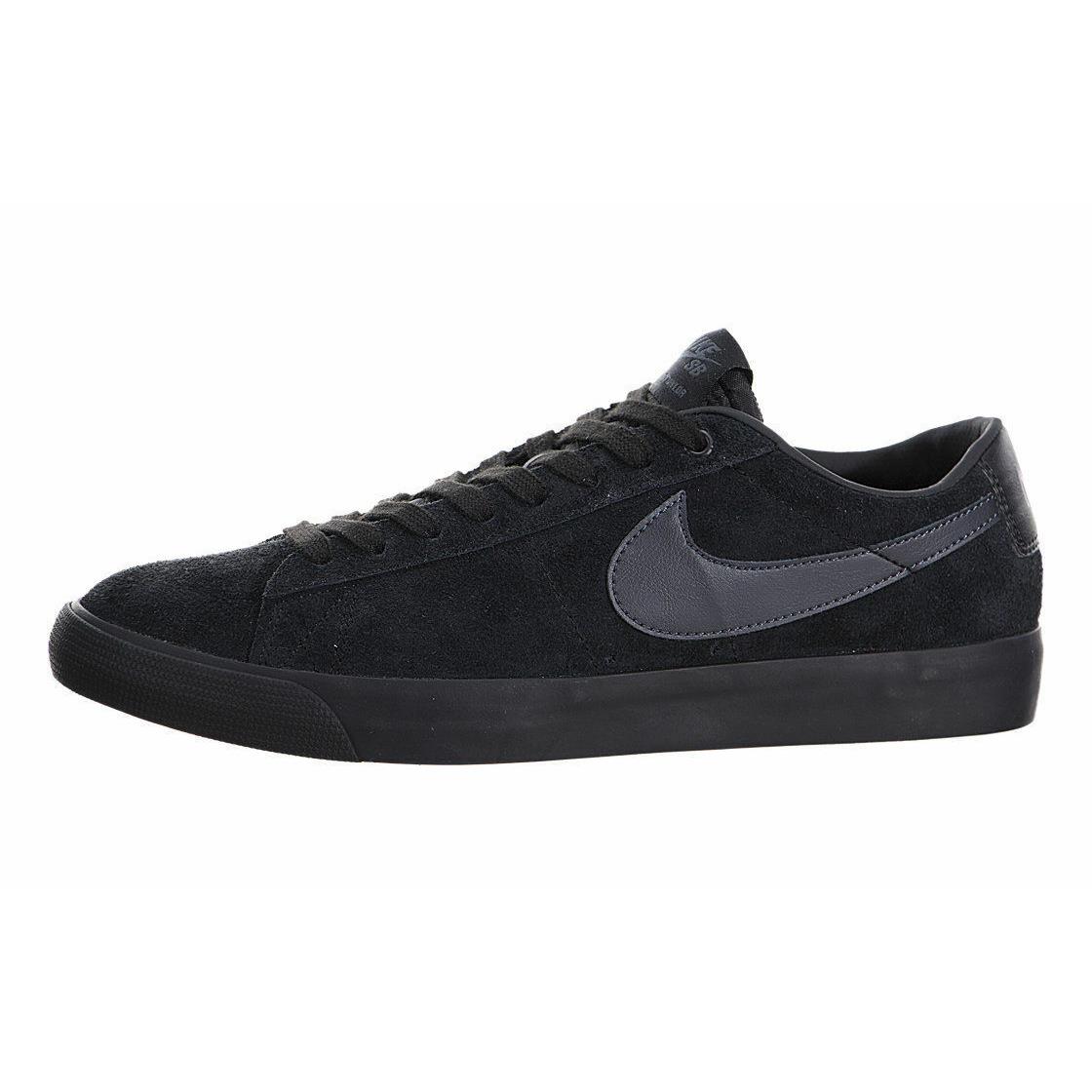 Nike Blazer Low GT Black Anthracite Skate Sneaker 704939-002 585 Men`s Shoes