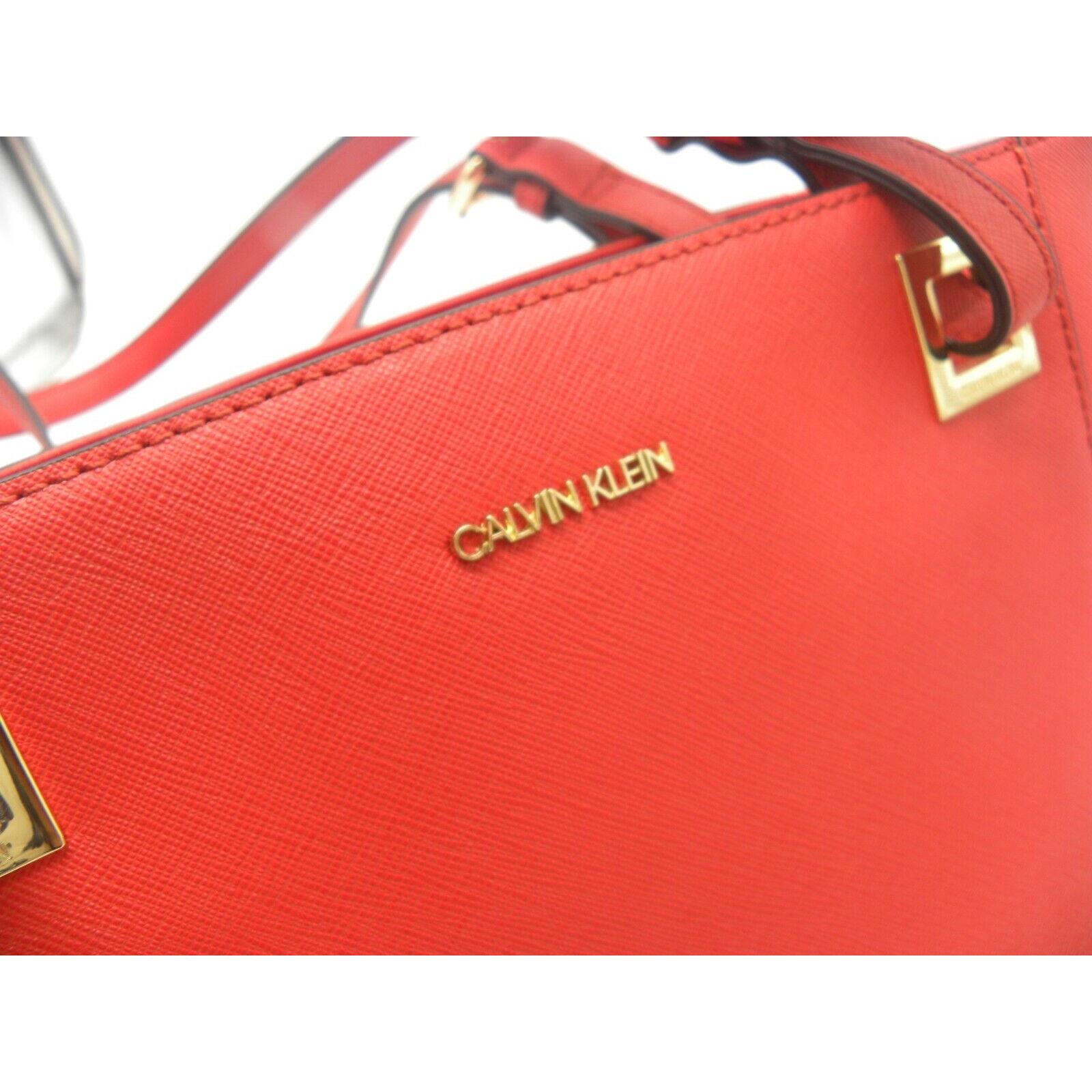 calvin klein burnt orange bag