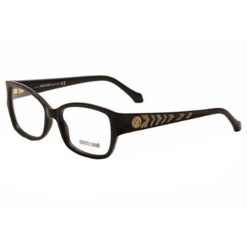 Roberto Cavalli Eyeglasses Moyenne RC772 RC/772 001 Black Optical Frame 53mm