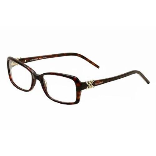 Roberto Cavalli Women`s Eyeglasses Giaggiolo 624 052 Havana Optical Frame 53mm