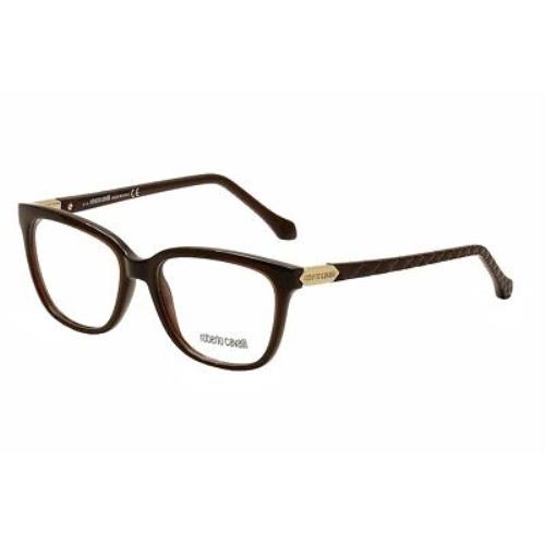 Roberto Cavalli Eyeglasses Moofushi RC0751 751 048 Brown/gold Optical Frame 53mm