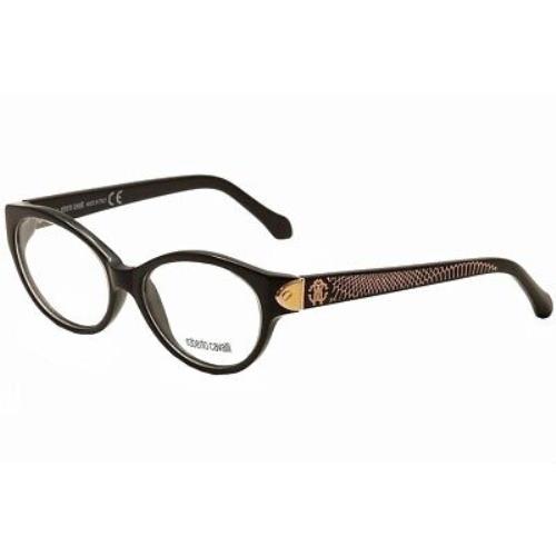 Roberto Cavalli Eyeglasses Felicite RC0769 RC/0769 001 Black Optical Frame 53mm