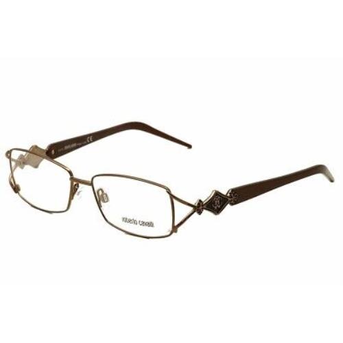 Roberto Cavalli Eyeglasses Corbezzolo 636 005 Black Full Rim Optical Frame 53mm