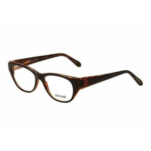 Roberto Cavalli Eyeglasses Maupiti RC0685 005 Black/orange Optical Frame 53mm