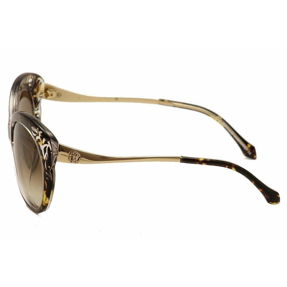 Roberto Cavalli Homam Women`s 900S 900/S 52F Havana Brown Cateye Sunglasses 59mm
