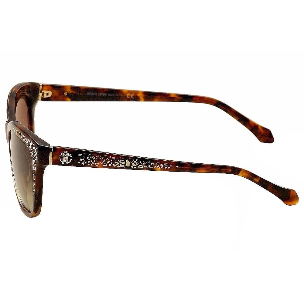Roberto Cavalli Women`s Tsze 991S 991/S 52G Tortoise/gold Cateye Sunglasses 55mm