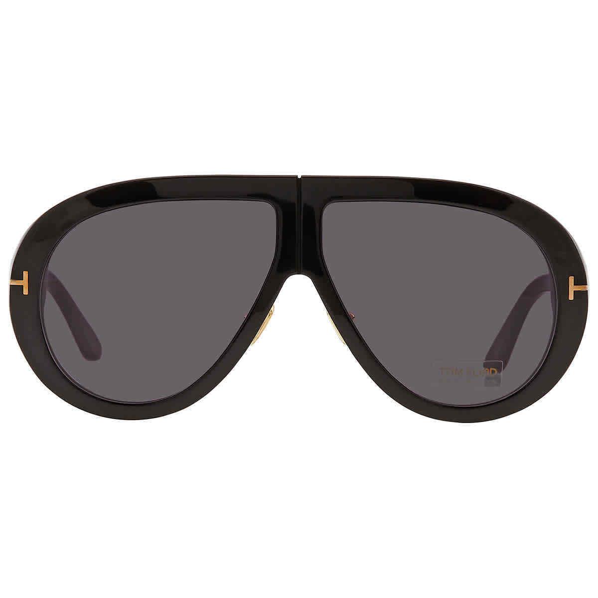 Tom Ford Troy Smoke Pilot Unisex Sunglasses FT0836 01A 61 FT0836 01A 61