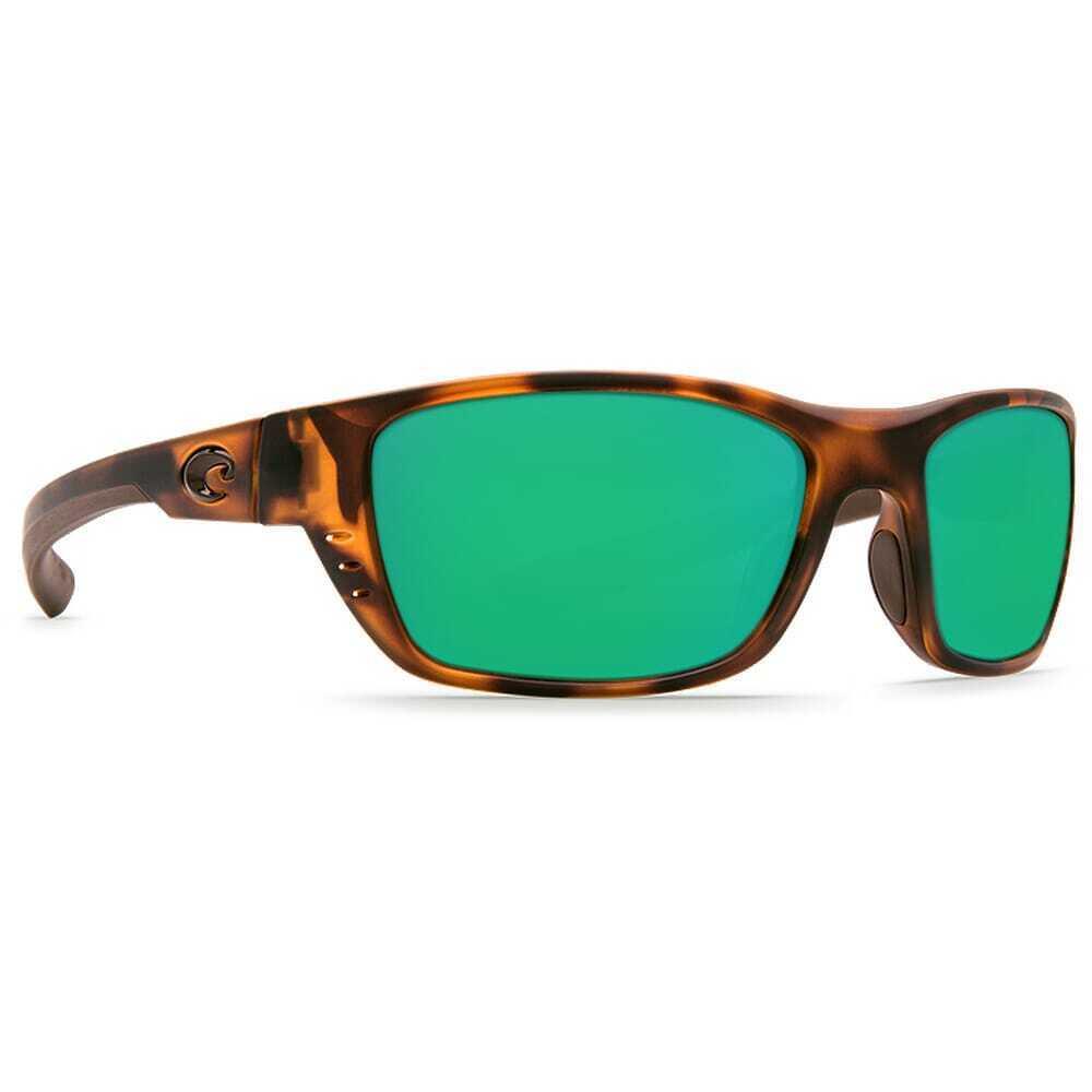 Costa Whitetip Retro Tortoise Frame W/green Mirror 580G Lenses 06S9056-90561658 - Retro Tortoise Frame w/Green Mirror 580G Lenses, Frame: Brown, Lens: Green