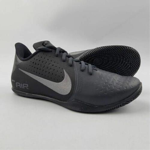 Nike Air Behold Low Basketball Shoes Black Metallic Grey 898451-001 Mens Size 7