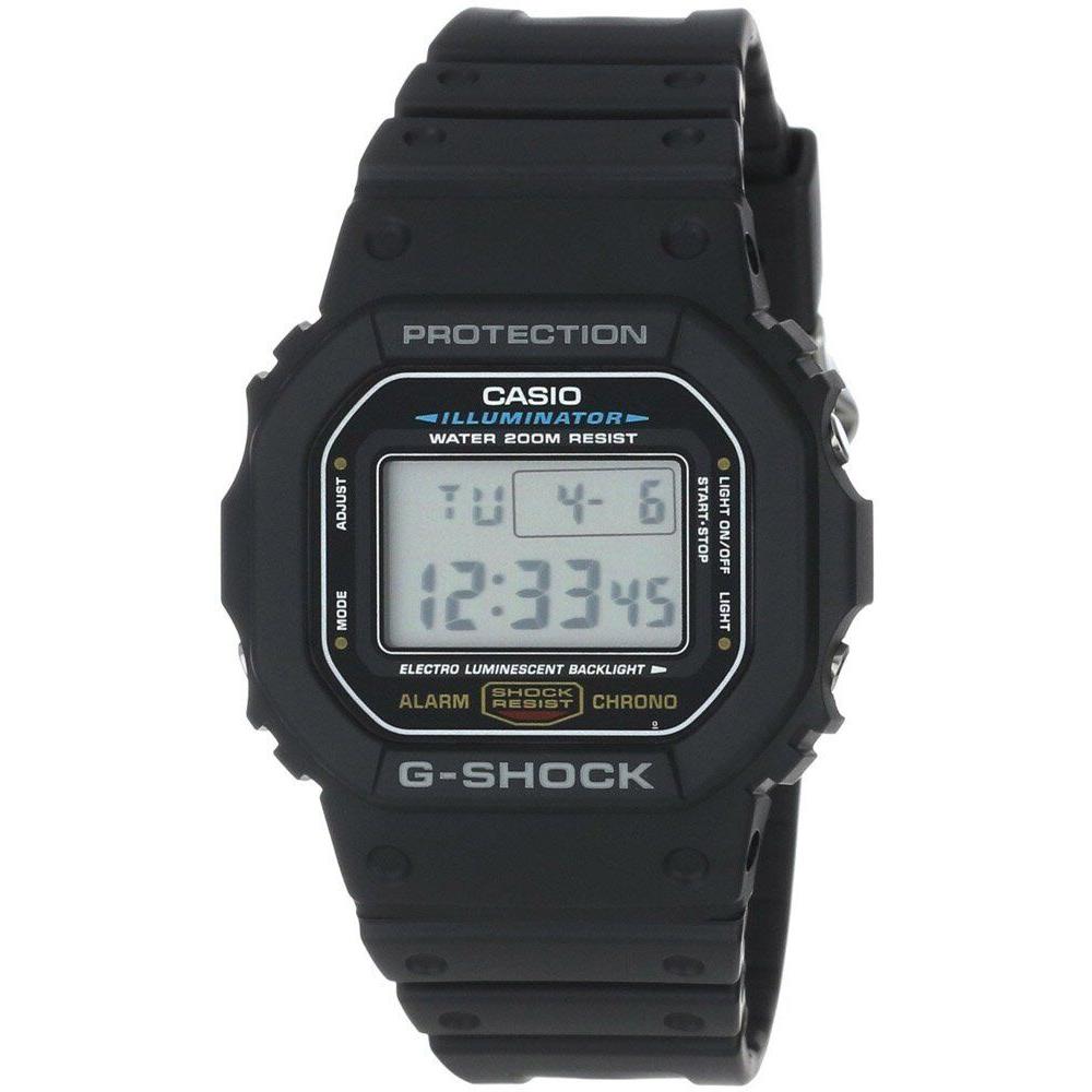 Casio G-shock DW5600E-1V Digital Multi-function Black Resin Men`s Watch