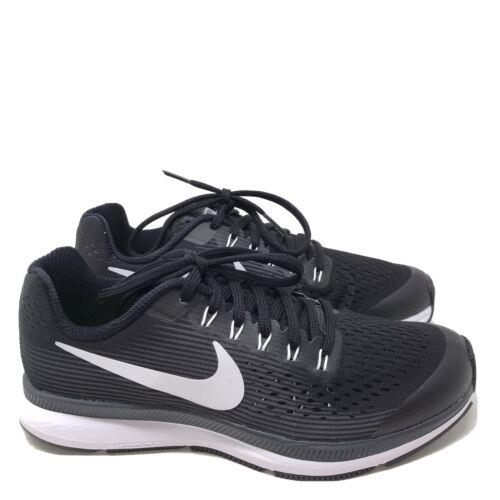 B615 Nike Boys Zoom Pegasus 34 GS Running Shoe Black/white/dark Grey US 5.5 Y
