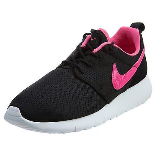 Nike Girls Roshe One Gs Big Kids 599729-014 Black Pink Athletic Shoes Size 6.5