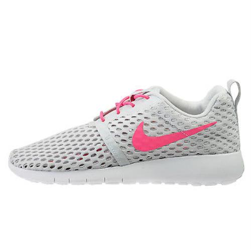 Nike Roshe One Flight Weight Big Kids 705486-006 Platinum Pink Shoes Size 5