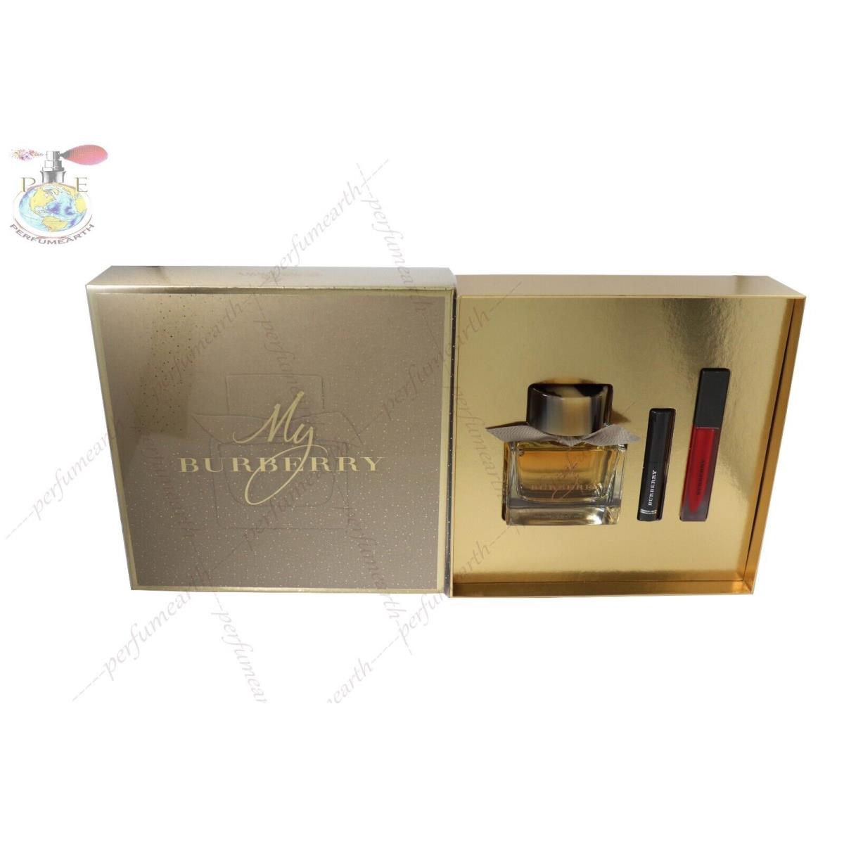 My Burberry By Burberry 3 Pces Set 3.0 oz./90ml Edp Spray For Women