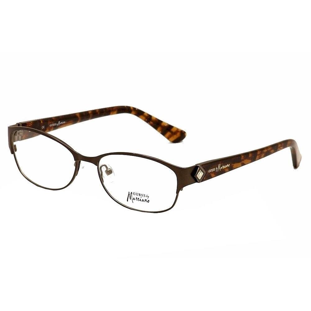 Guess By Marciano Eyeglasses GM211 GM/211 Brn Brown Full Rim Optical Frame 54mm