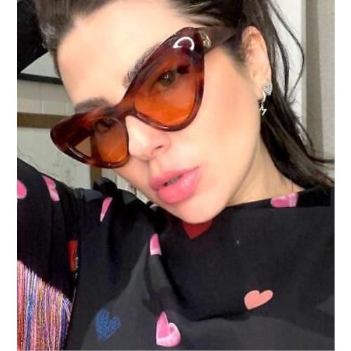 Gucci GG0895S-004-54 Havana Sunglasses