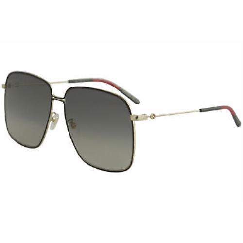 Gucci Gold 61 mm Women`s Sunglasses GG0394S-001 61