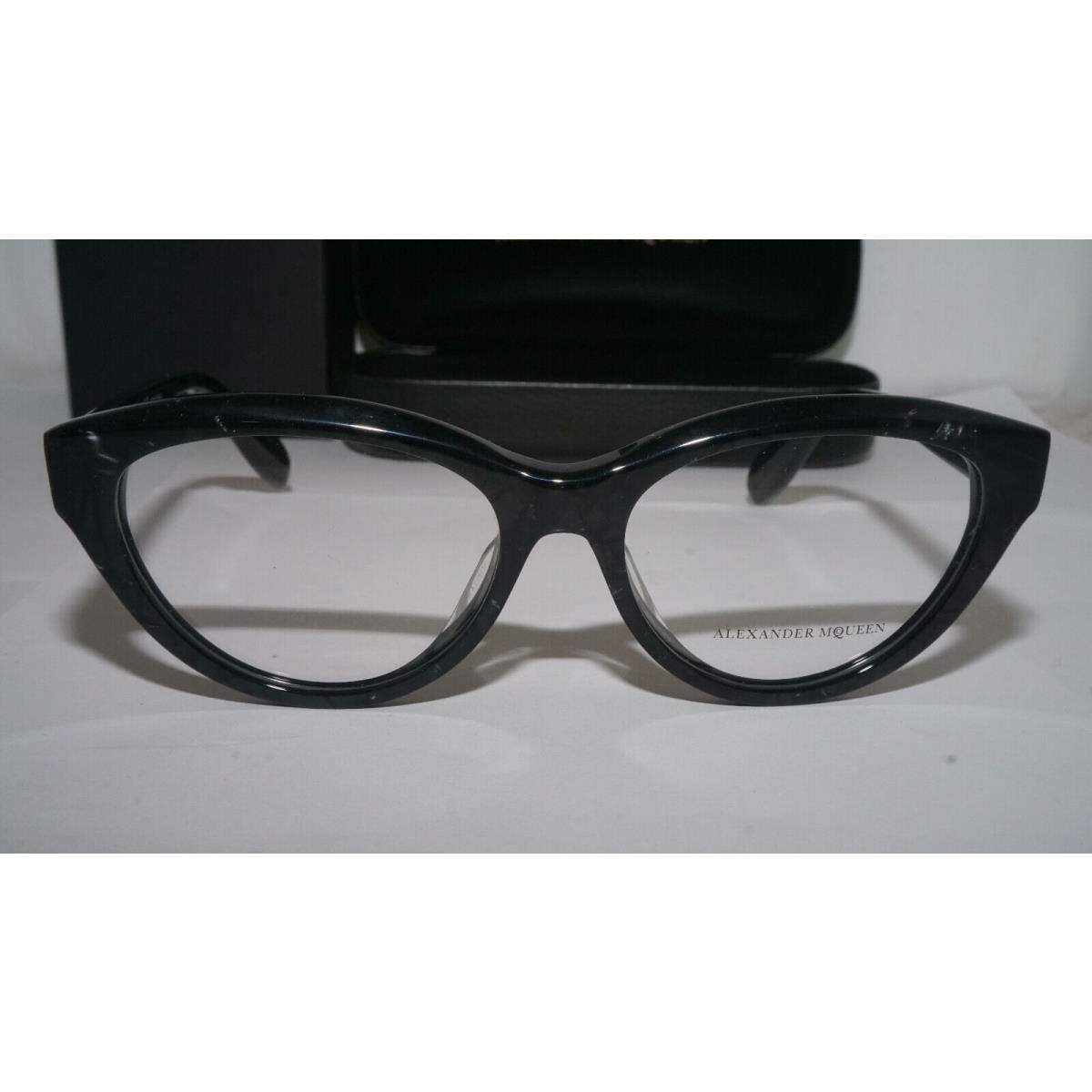 Alexander Mcqueen Eyeglasses Gray Tranparent AM0045OA 003 55 17 140