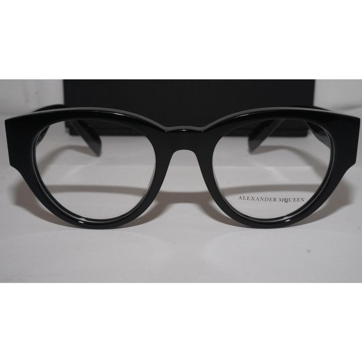 Alexander Mcqueen Eyeglasses Gray Tranparent AM0043OA 005 52 18 140