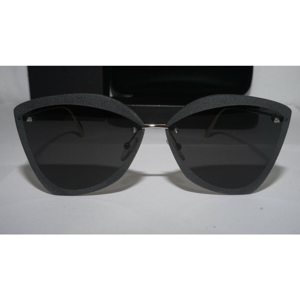 Alexander Mcqueen Sunglasses Silver Silver Grey AM0119SA 001 64 10 145