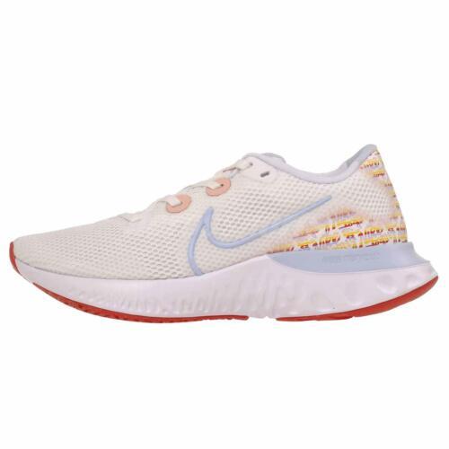 Nike Wmns Renew Run Running Womens Shoes White Blue CW5633-100 - White