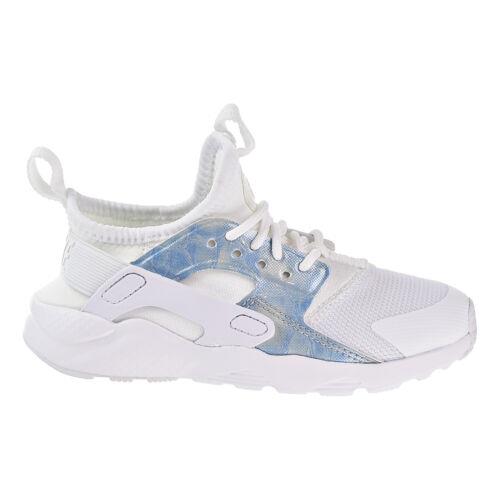 Nike Huarache Run Ultra Little Kids Shoes White-white-royal Tint 859593-102