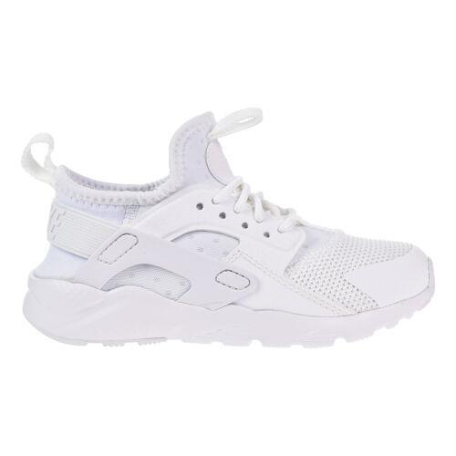 Nike Huarache Ultra Little Kid`s Running Shoes White-white 859593-100
