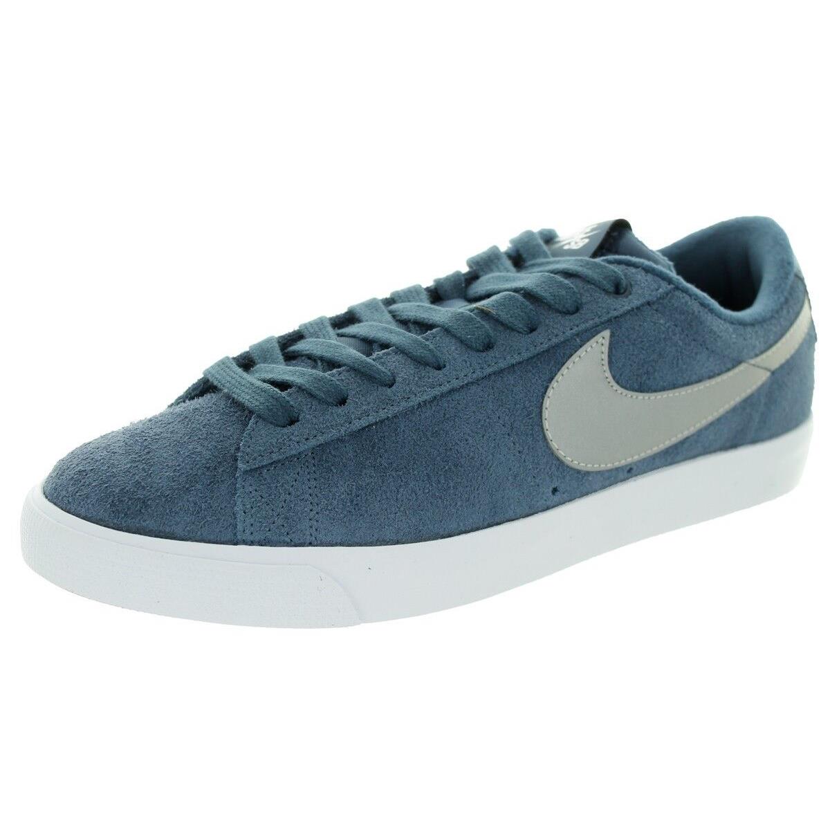 Nike Blazer Low GT Squadron Blue Metallic Silver 704939-406 575 Men`s Shoes