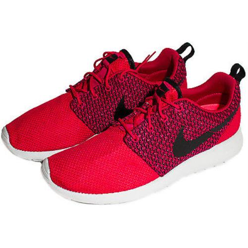 Nike Rosherun Men`s Shoe Fuchsia Force/black/hyper Punch 511881-662 Sz. 9-12 - Red