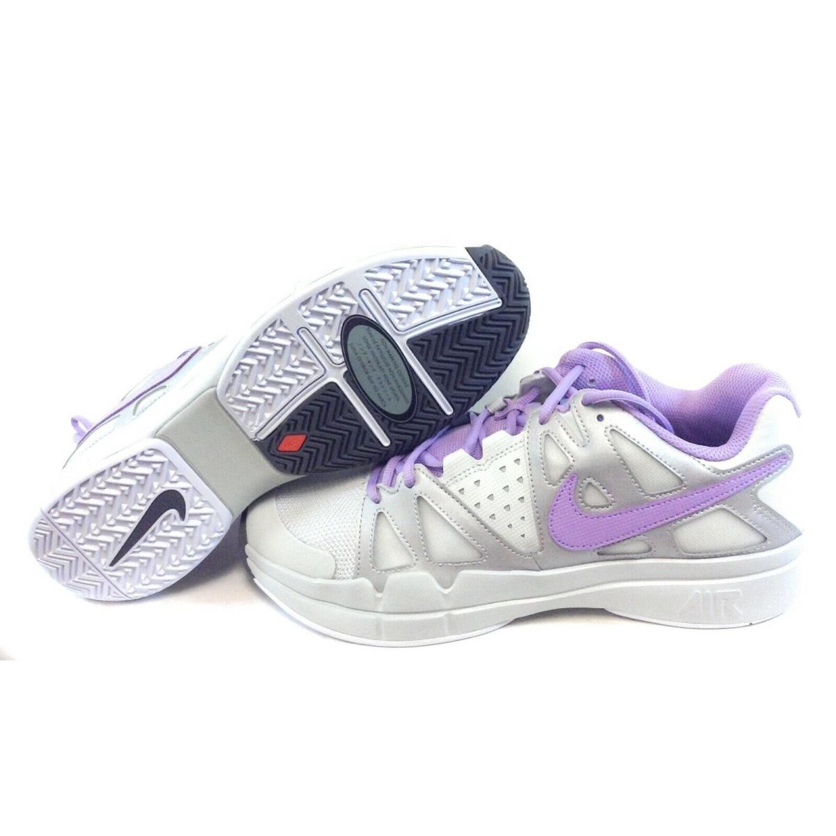 Womens Nike Air Vapor Advantage 599364 059 Grey Violet Tennis Sneakers Shoes