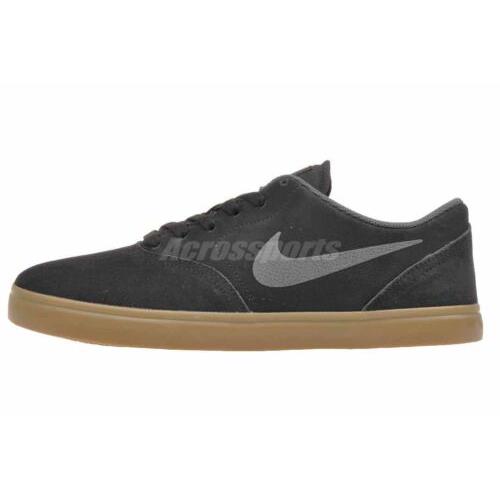 Nike SB Check Skate Boarding Mens SB Shoes Black Anthracite 705265-003